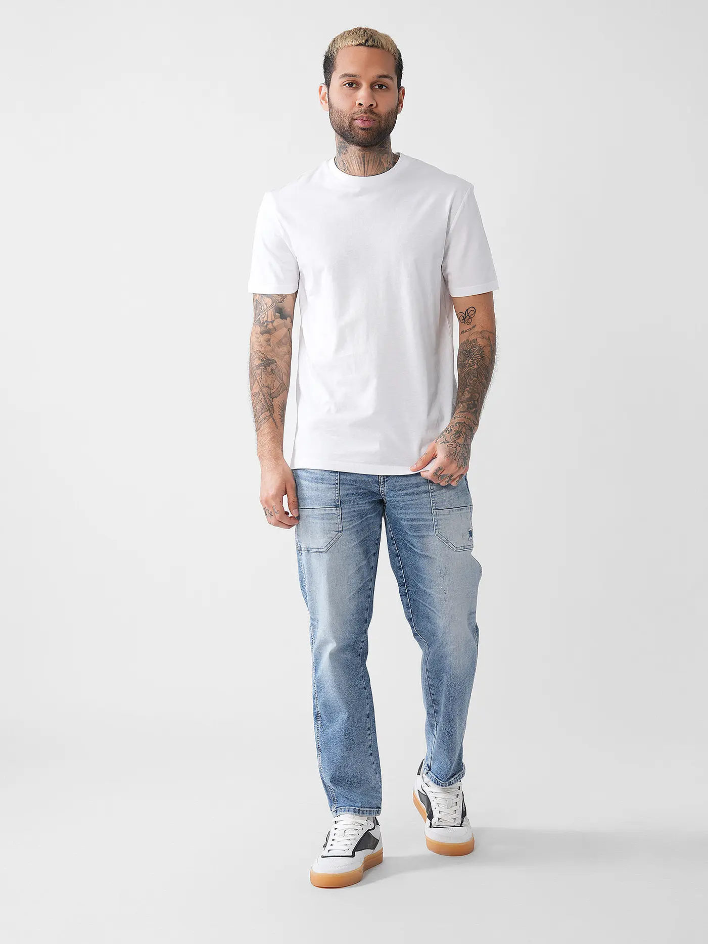 STRELLSON | T-Shirt CLARK | weiss